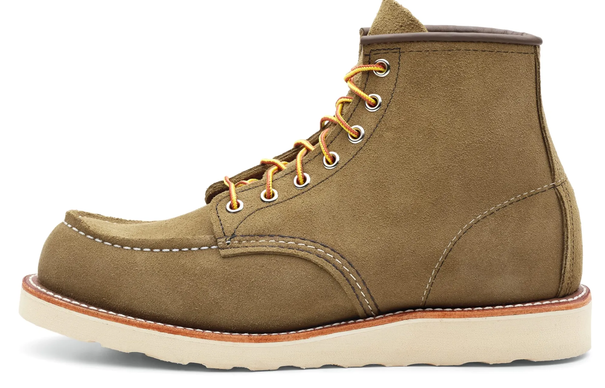 Stiefel|Klassische Herrenschuhe * Red Wing Shoe Company Herren-Moc Boot Rauleder Oliv