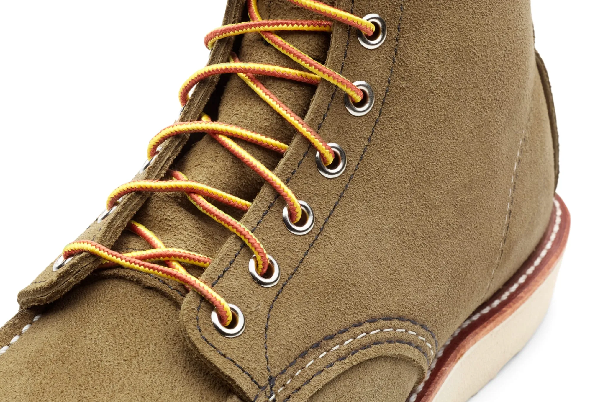 Stiefel|Klassische Herrenschuhe * Red Wing Shoe Company Herren-Moc Boot Rauleder Oliv