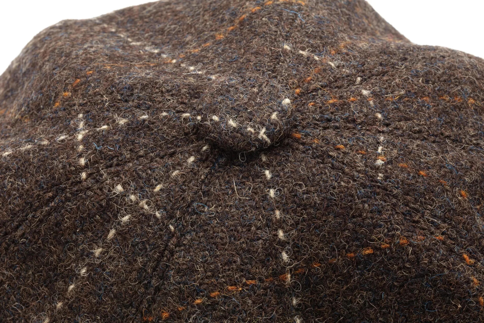 Kappen * Mayser Herrenmütze Harris Tweed Braun