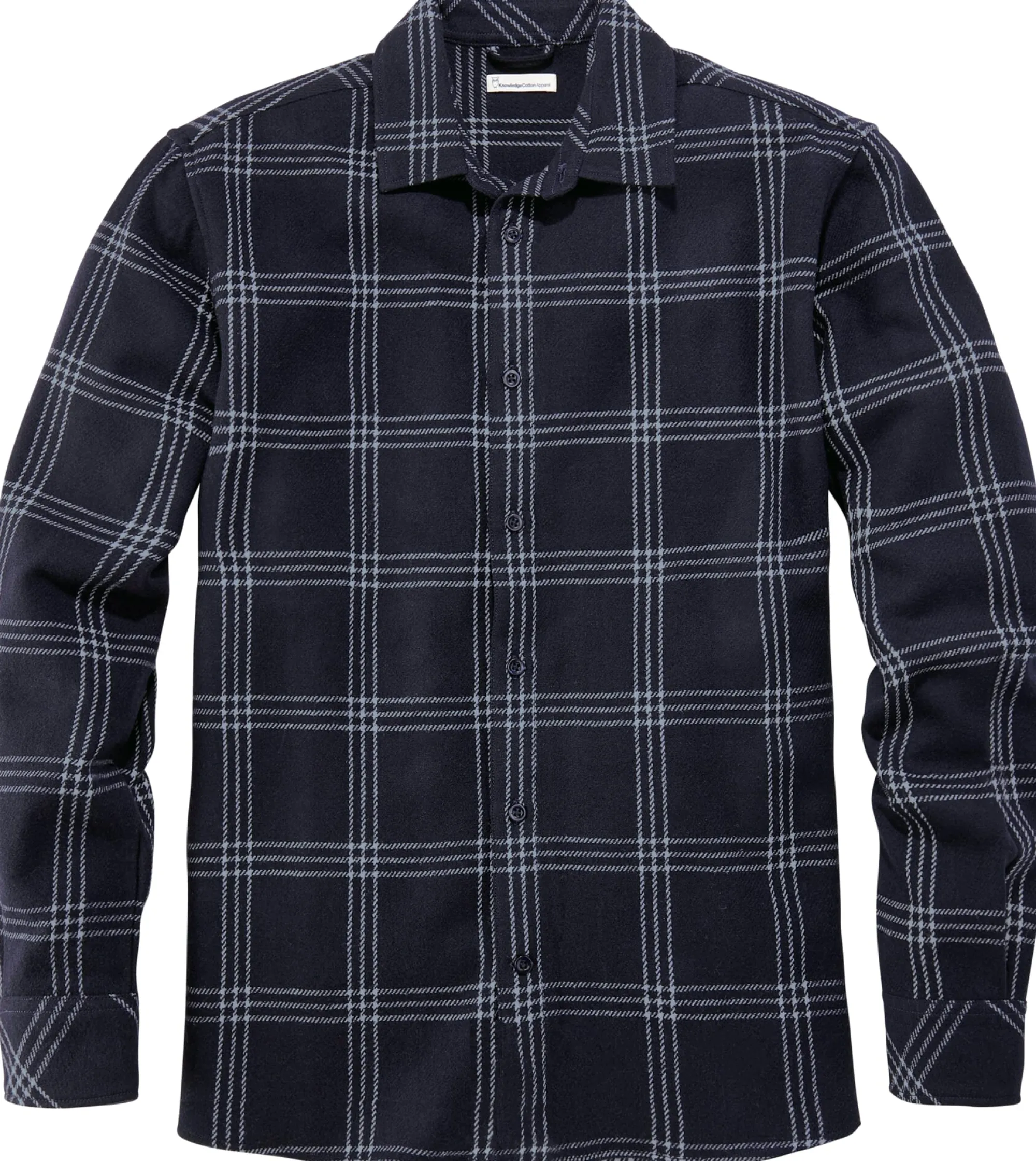 Hemden * Knowledge Cotton Apparel Herren-Overhirt Woe Navy