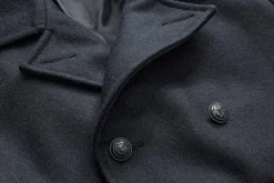 Jacken * Vetra Herren-Pea-Coat Dunkelblau