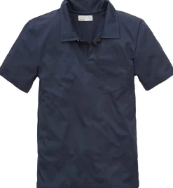 Shirts * Merz b. Schwanen Herren-Polohirt Dunkelblau