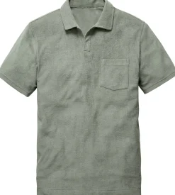 Shirts * Seldom Herren-Poohirt Frottee Grün