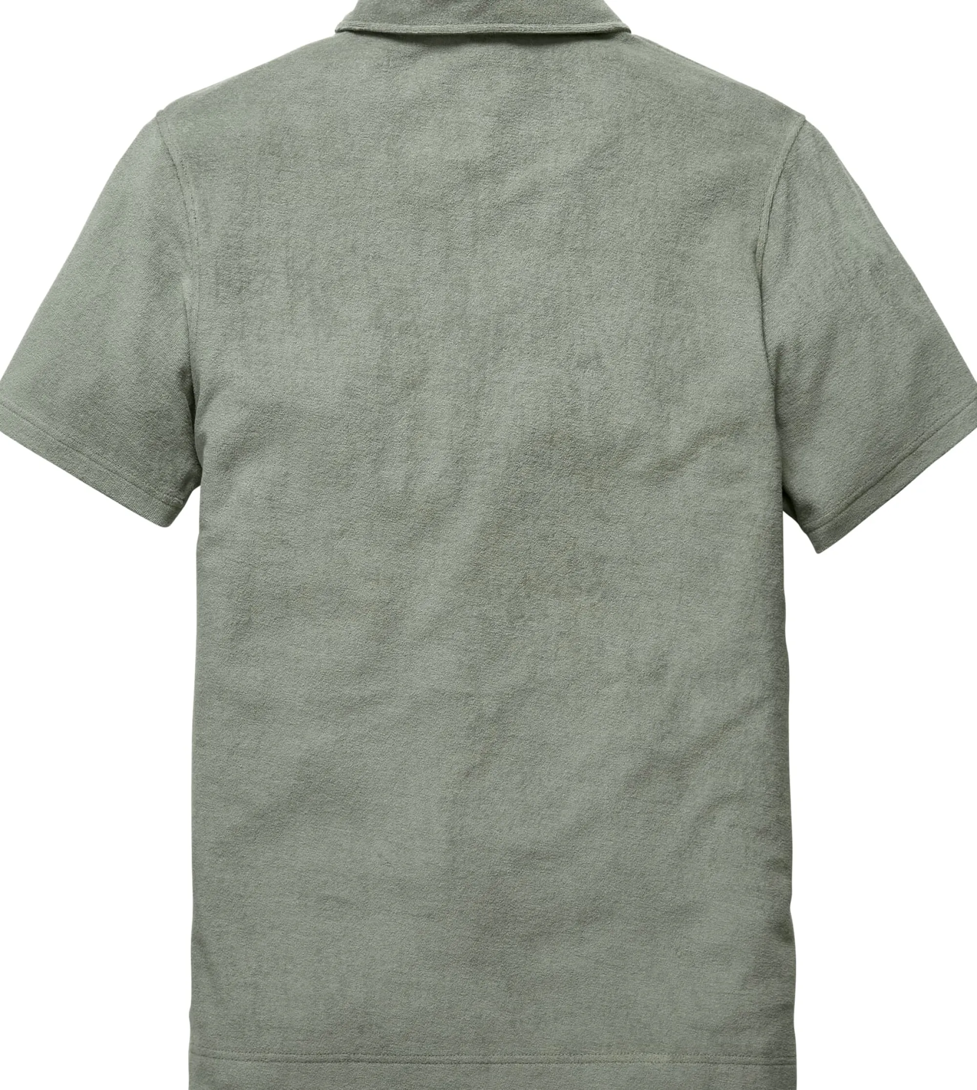 Shirts * Seldom Herren-Poohirt Frottee Grün