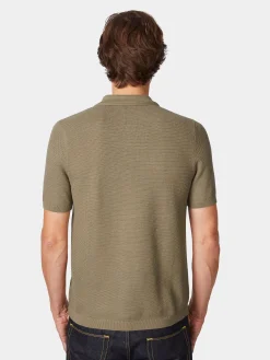 Shirts * Blue de Gênes Herren-Polohirt getrickt
