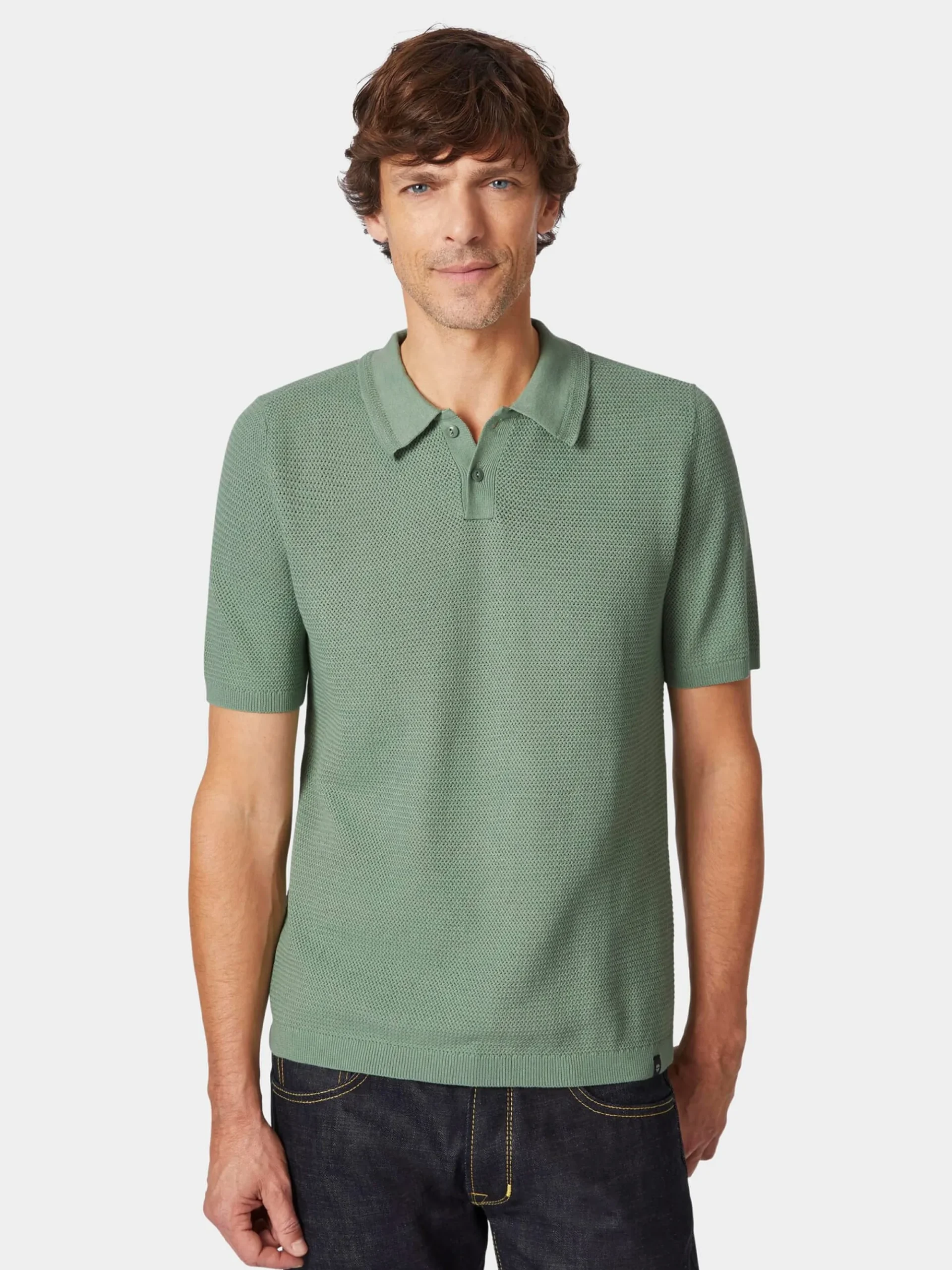 Shirts * Blue de Gênes Herren-Poohirt getrickt