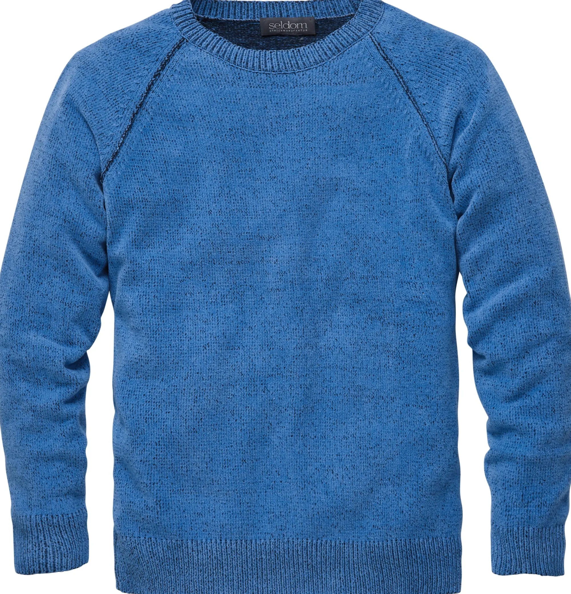 Pullover * Seldom Herrenpullover Raglan Blau