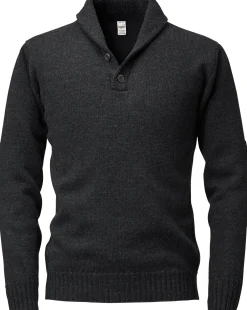 Pullover * Maglificio GRP Herrenpuover chakragen Anthrazit