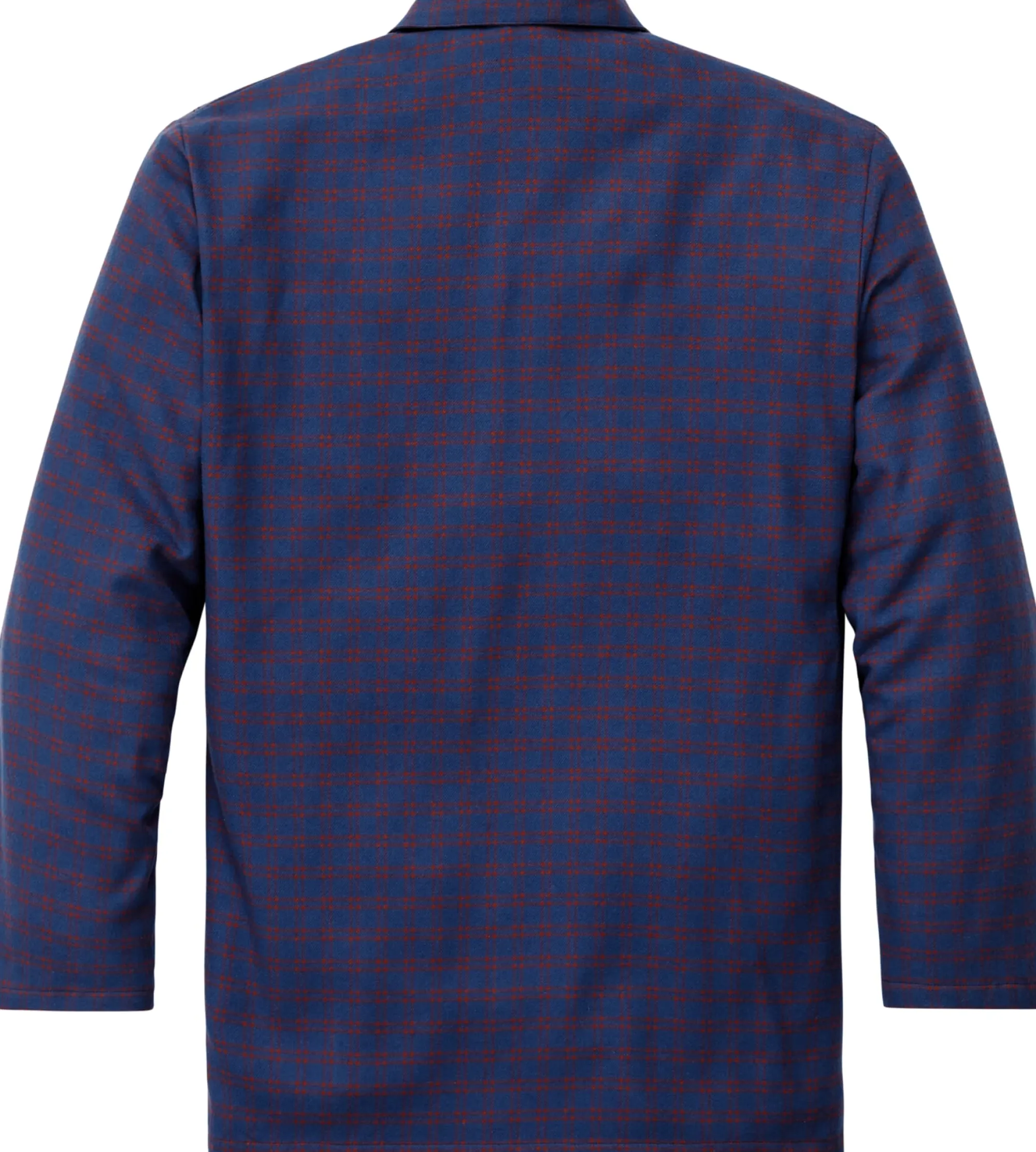 Wäsche * Novila Herrenpyjama Flanell gemustert Blau