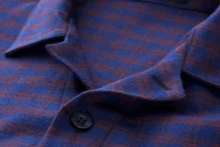 Wäsche * Novila Herrenpyjama Flanell gemustert Blau