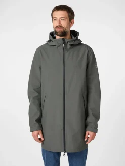 Jacken * Ecoalf Herren-Regenparka ungefüttert Oliv