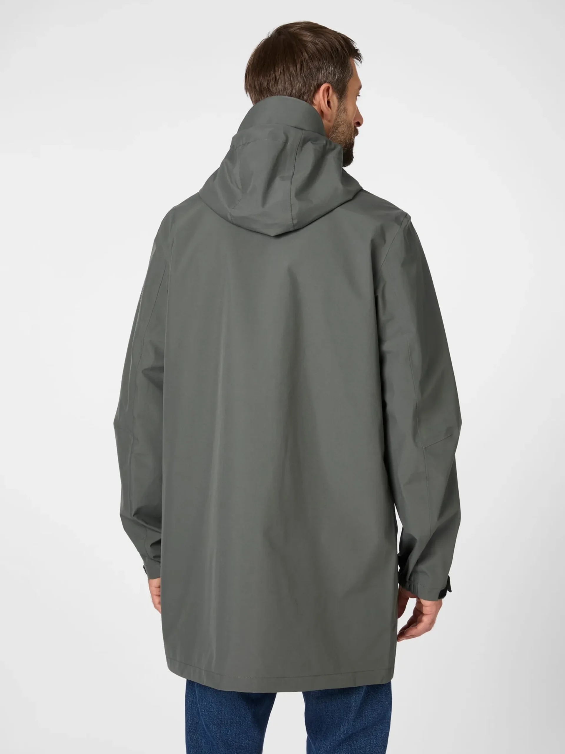 Jacken * Ecoalf Herren-Regenparka ungefüttert Oliv