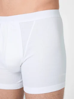Wäsche * Novila Herren-Retroshorts Weiß