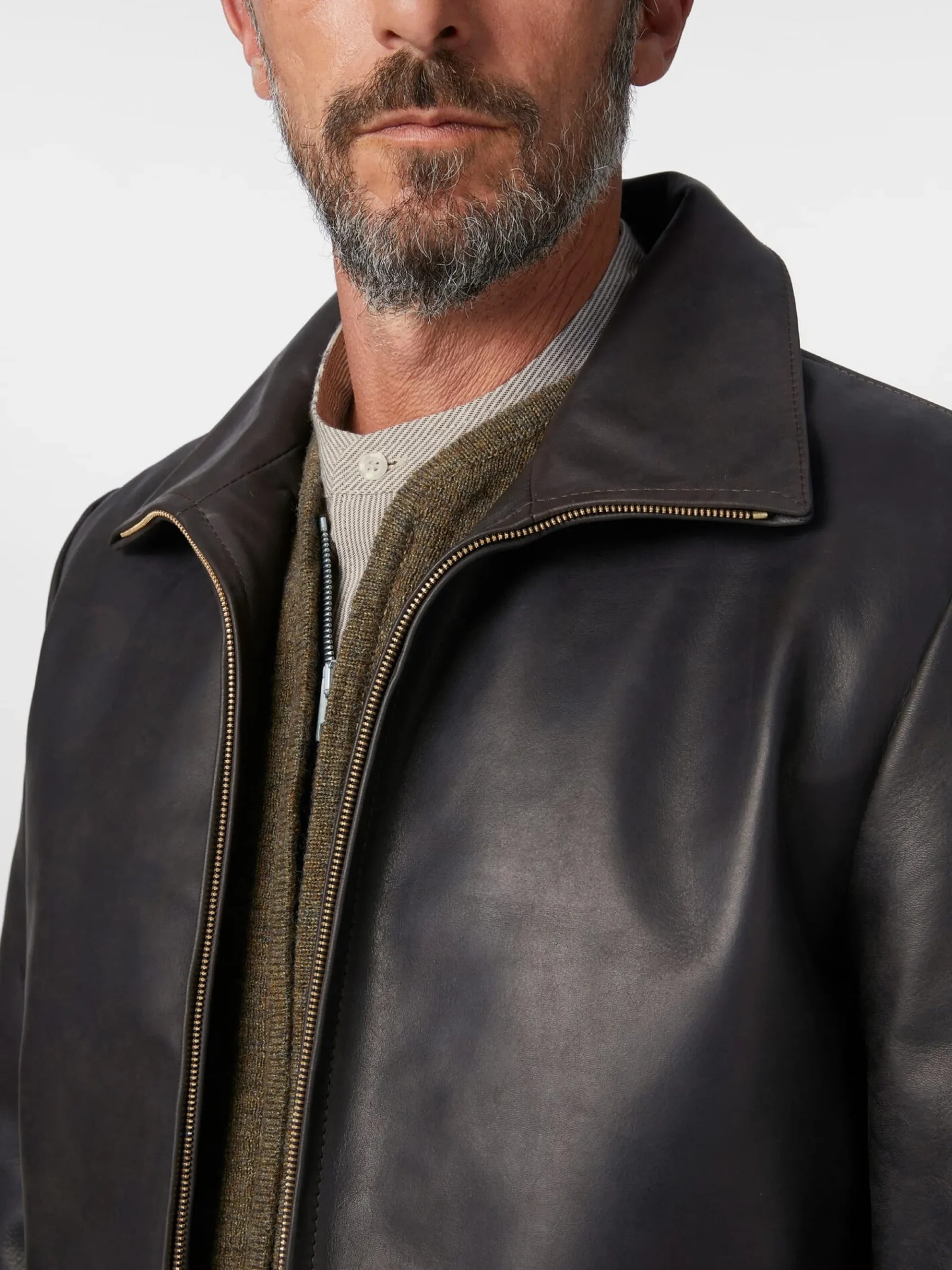 Jacken * Hack Lederware Herren-Roadsterjacke Pferdeleder