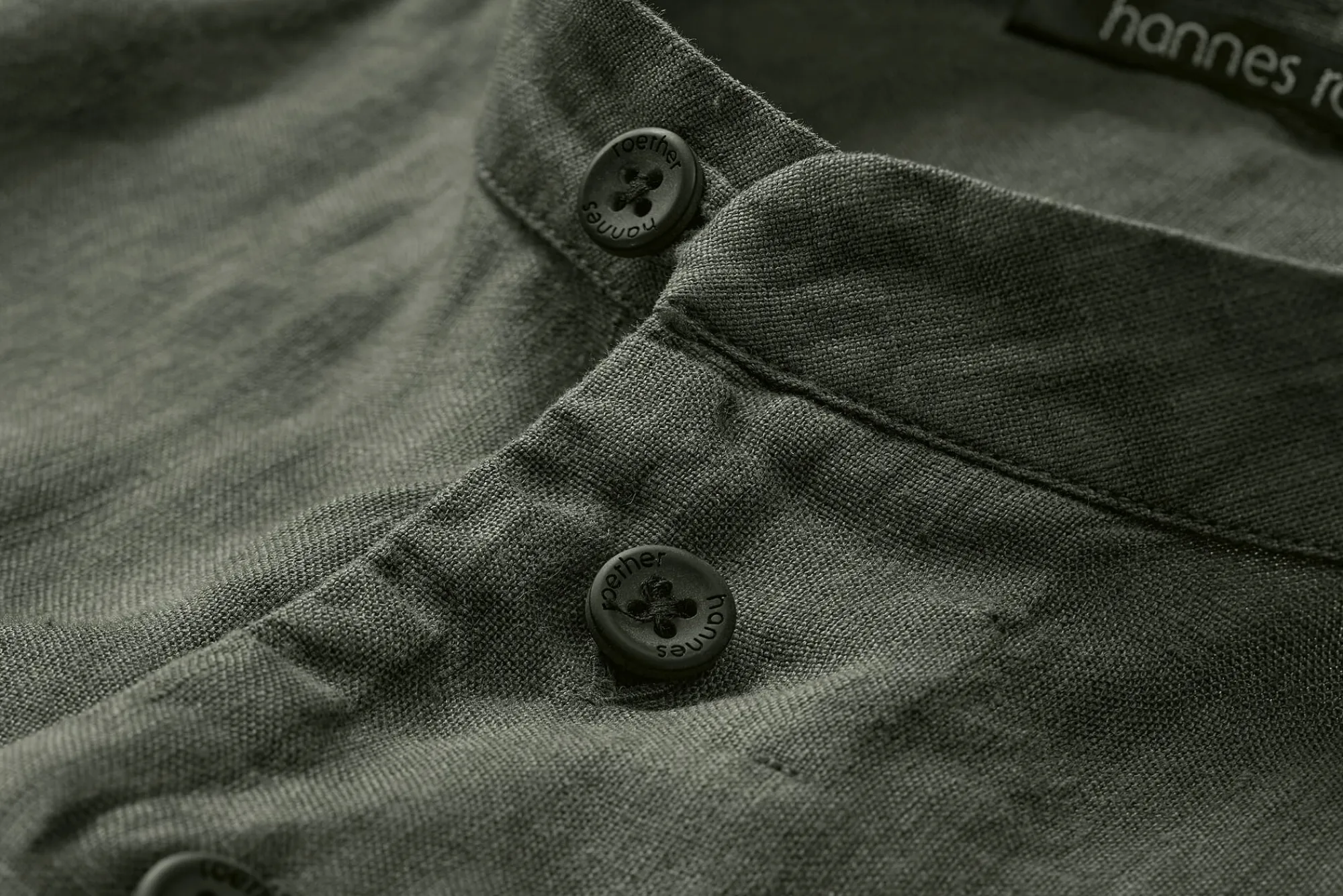 Hemden * Hannes Roether Herren-chupfhed Khaki