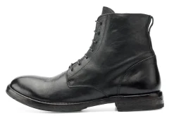 Stiefel * MOMA Herren-Schnürboot Schwarz