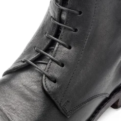 Stiefel * MOMA Herren-Schnürboot Schwarz