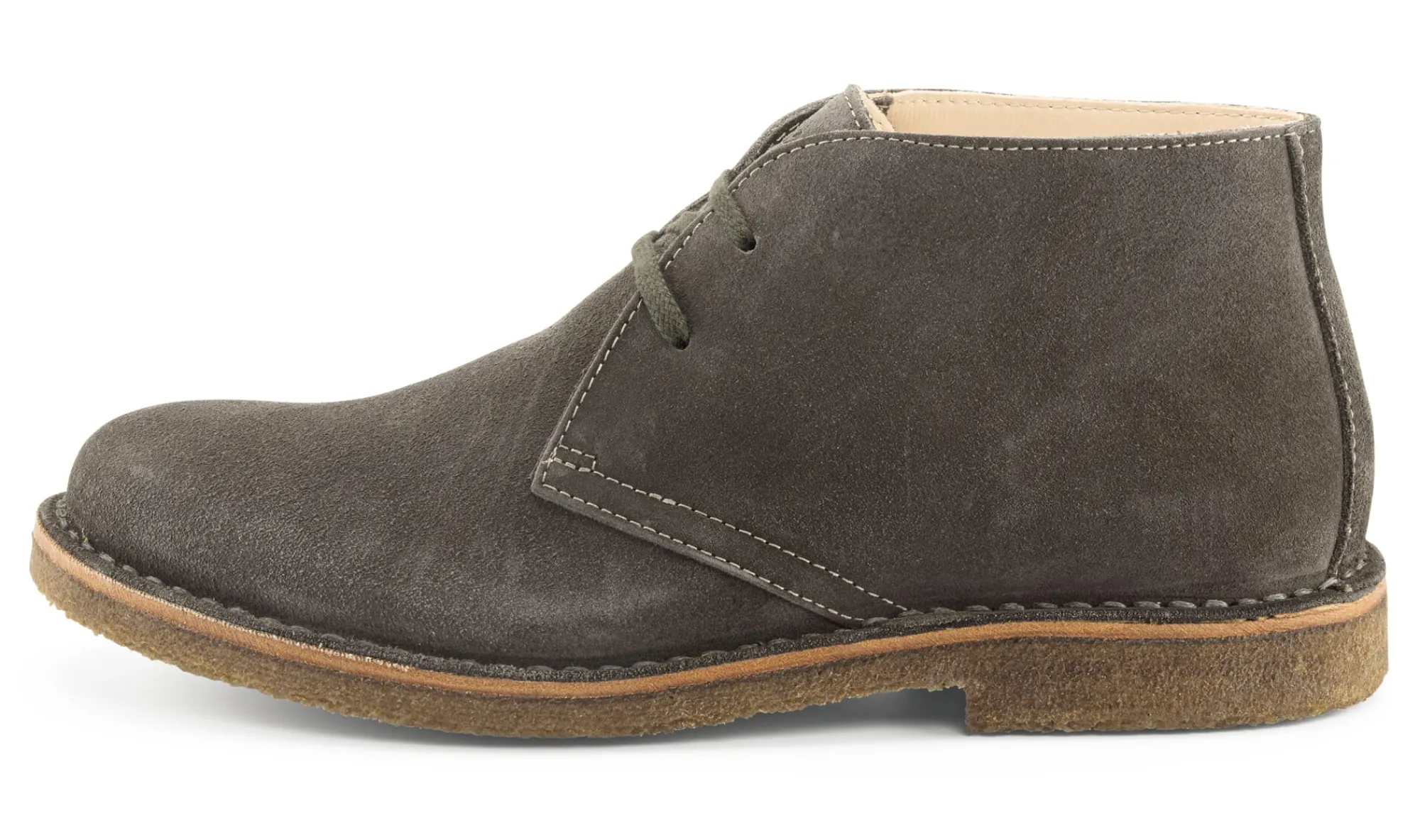 Stiefel * Astorflex Herren-Schnürboot Velours Grau