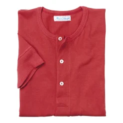Shirts * Merz b. Schwanen Herrenshirt Jersey Halbarm Rot