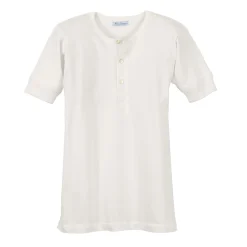 Shirts * Merz b. Schwanen Herrenshirt Jersey Halbarm Weiß