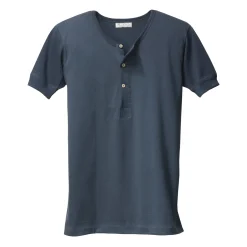 Wäsche|Shirts * Merz b. Schwanen Herrenshirt Jersey Halbarm Dunkelblau