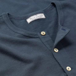 Wäsche|Shirts * Merz b. Schwanen Herrenshirt Jersey Halbarm Dunkelblau