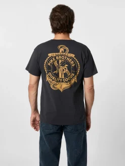 Shirts * Pike Brothers Herrenhirt it Print 1969 Navy