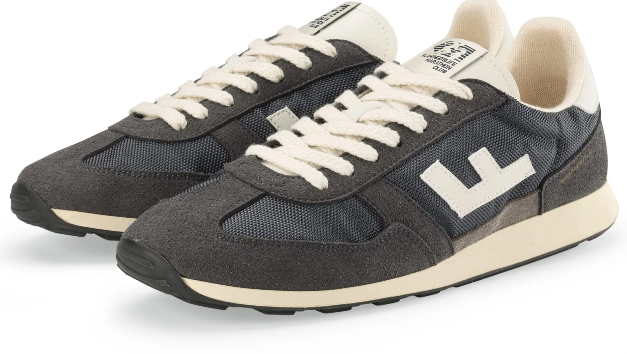Sneaker|Freizeitschuhe * Flamingos Life Herren-Sneaker Marathon Club Anthrazit