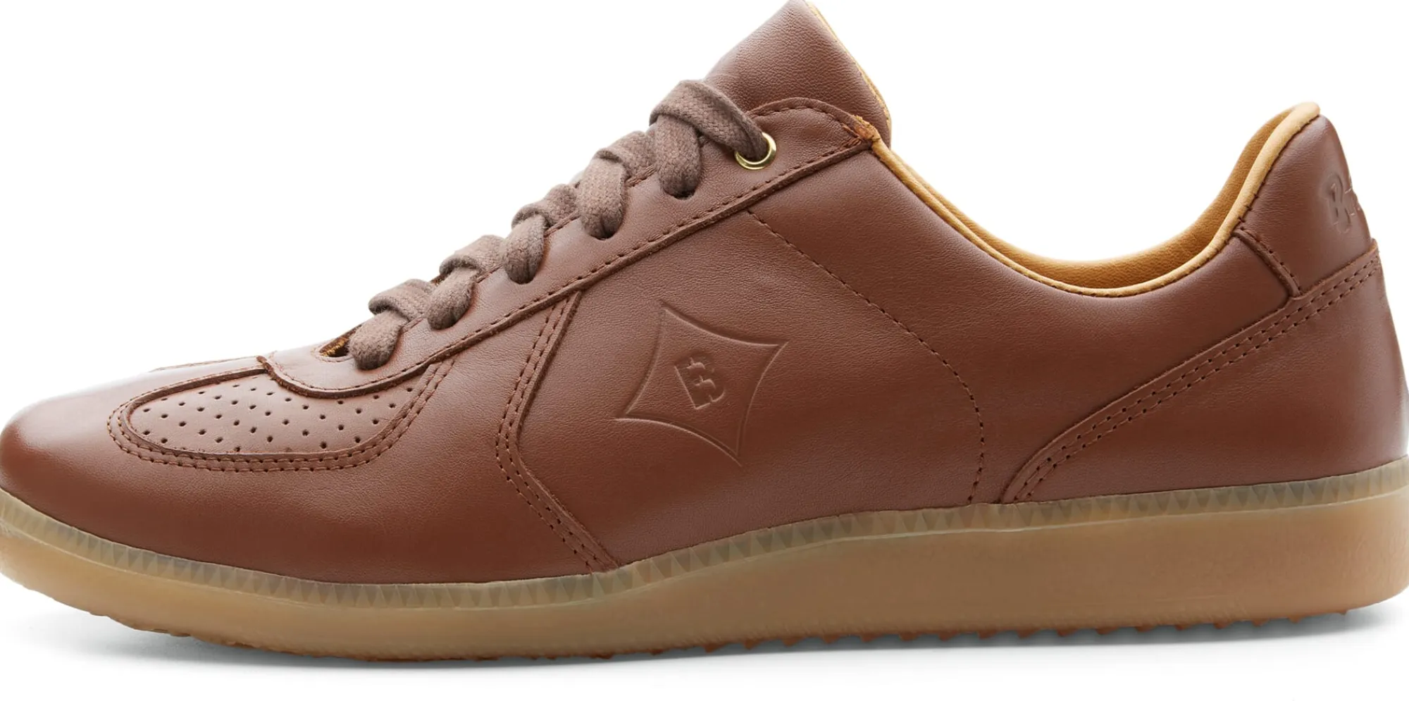 Sneaker|Freizeitschuhe * Brütting Herren-Sneaker Rindleder Braun