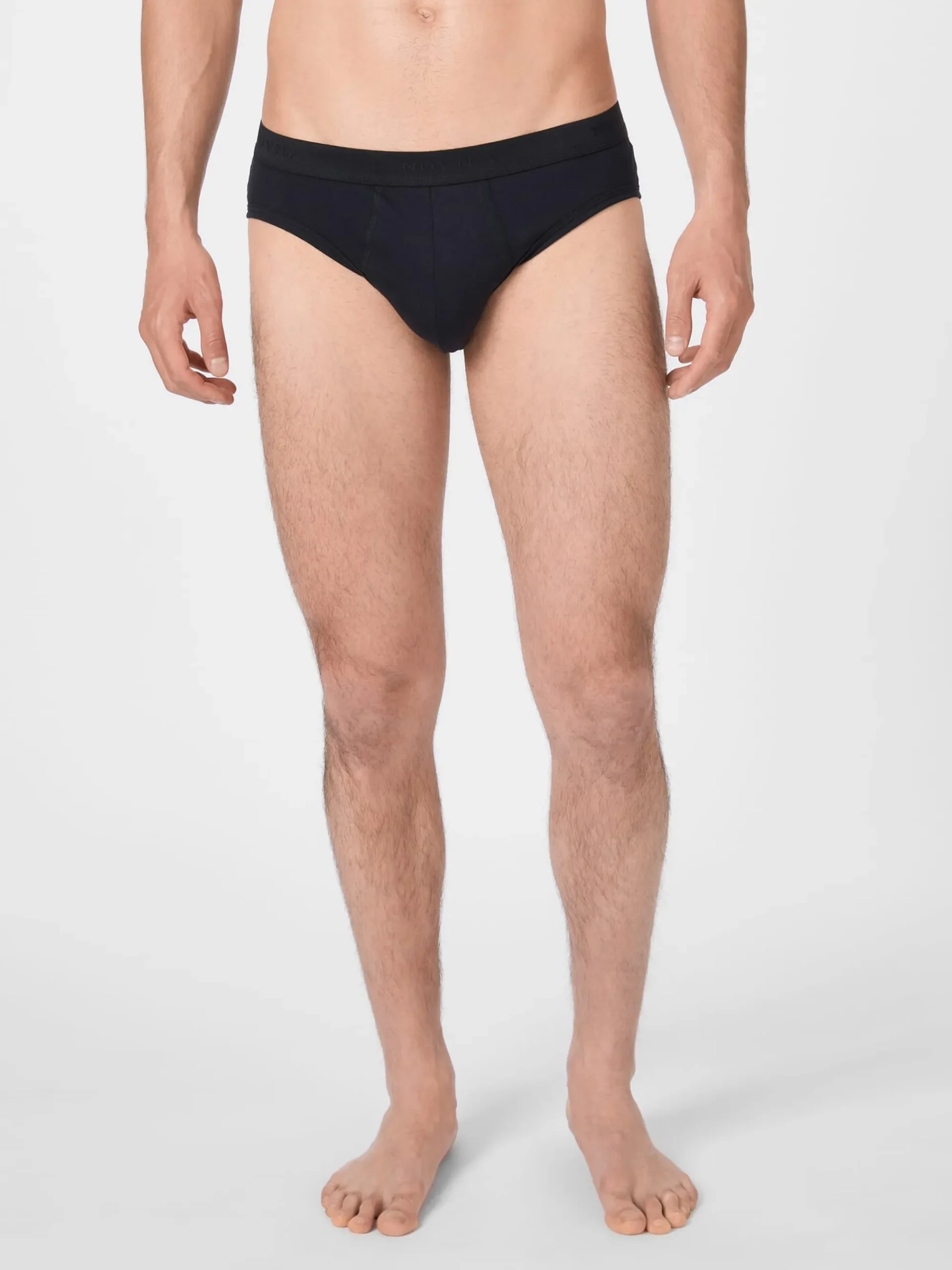 Wäsche * Novila Herren-Sportslip Schwarz