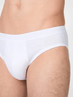 Wäsche * Novila Herren-Sportslip Weiß