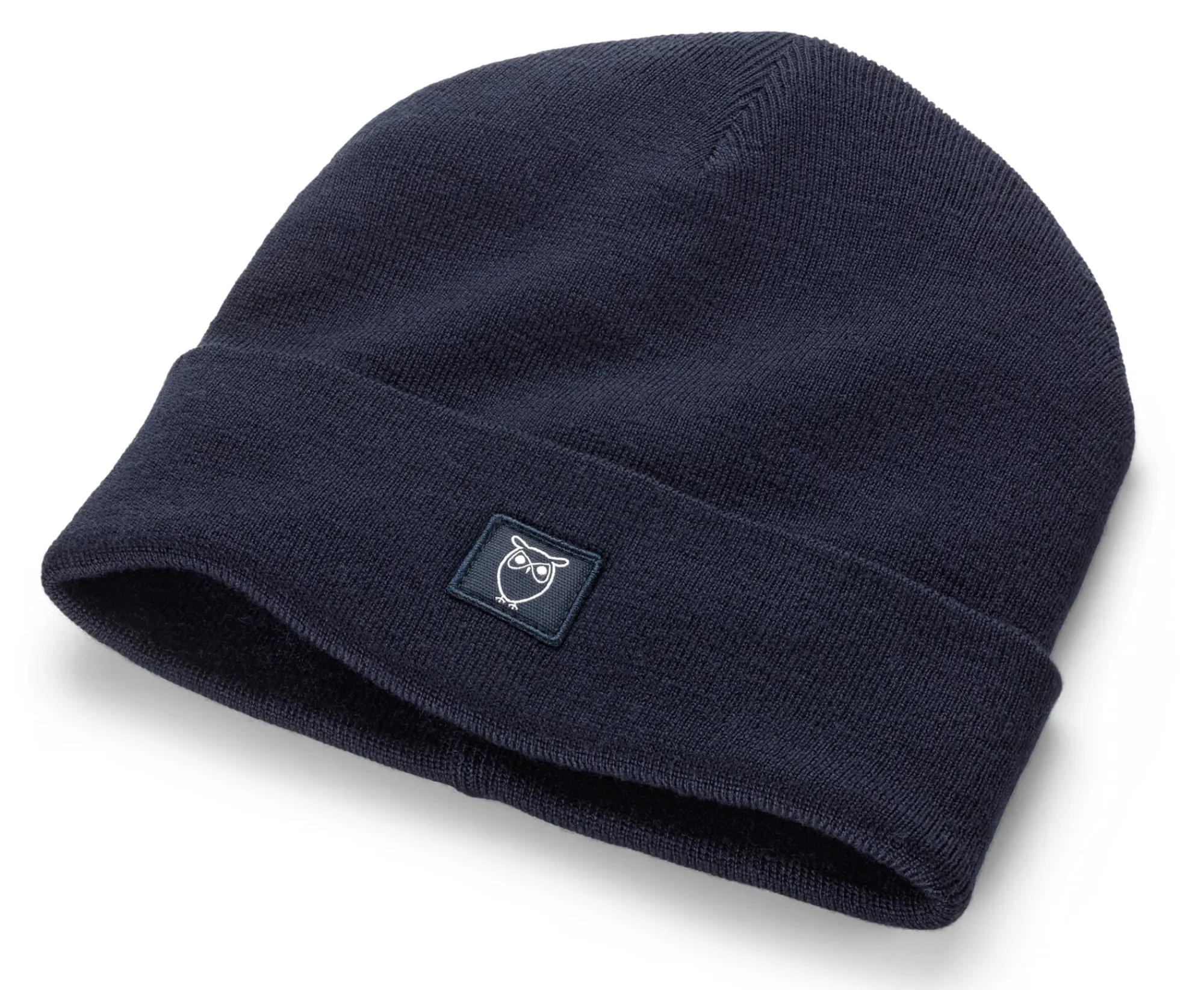 Mützen * Knowledge Cotton Apparel Herren-Strickmütze Dunkelblau