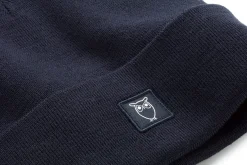 Mützen * Knowledge Cotton Apparel Herren-Strickmütze Dunkelblau