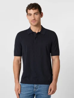 Shirts * Blue de Gênes Herren-trickpoo Navy