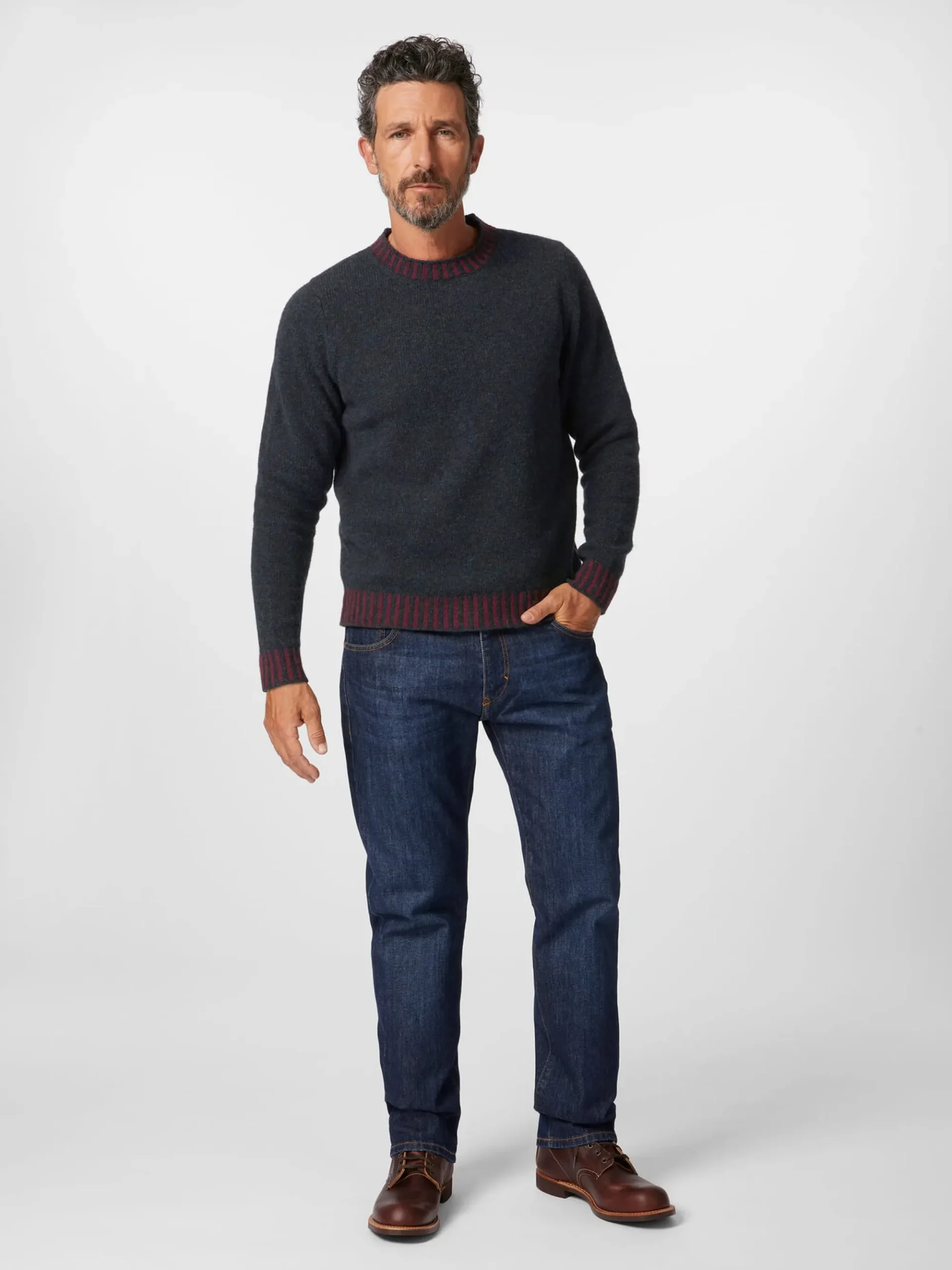Pullover * Eribé Herren-trickpullover