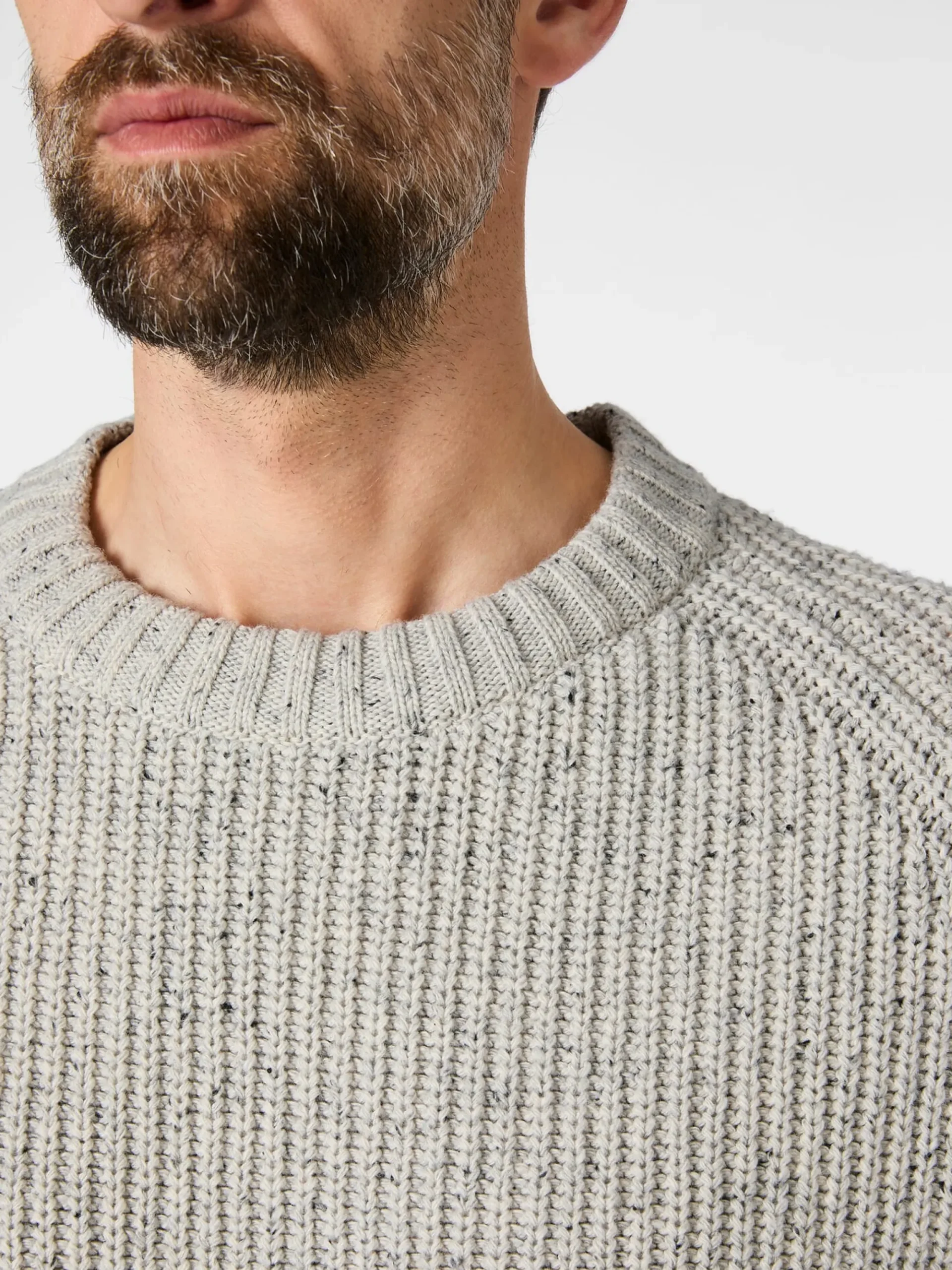 Pullover * Armedangels Herren-Strickpuover Hellgrau