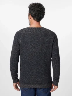 Pullover * Seldom Herren-trickpuover eiert Dunkelblau