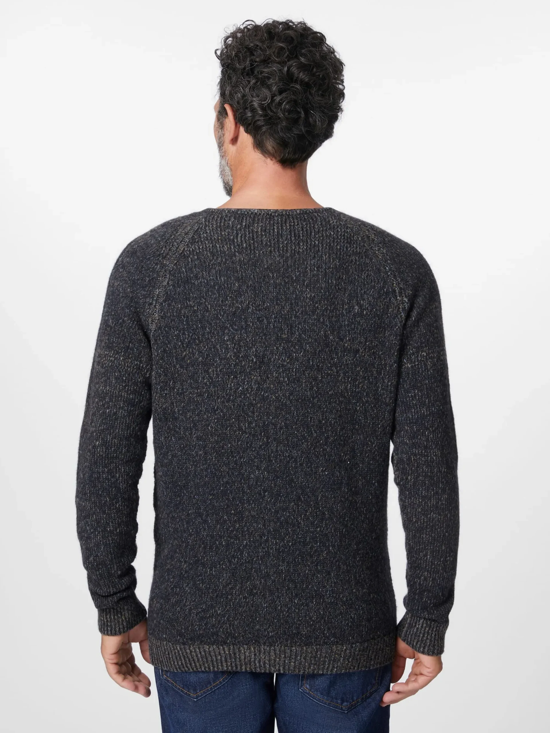 Pullover * Seldom Herren-trickpuover eiert Dunkelblau