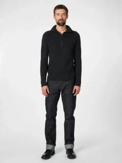 Pullover * Hannes Roether Herren-Stricktroyer Dunkelblau