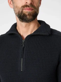 Pullover * Hannes Roether Herren-Stricktroyer Dunkelblau