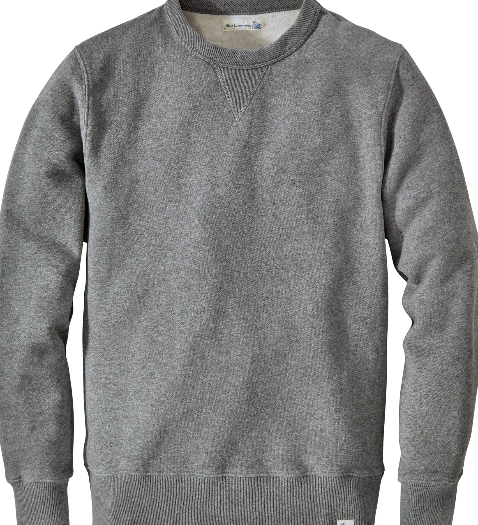 Shirts * Merz b. Schwanen Herren-weathirt Graumelange