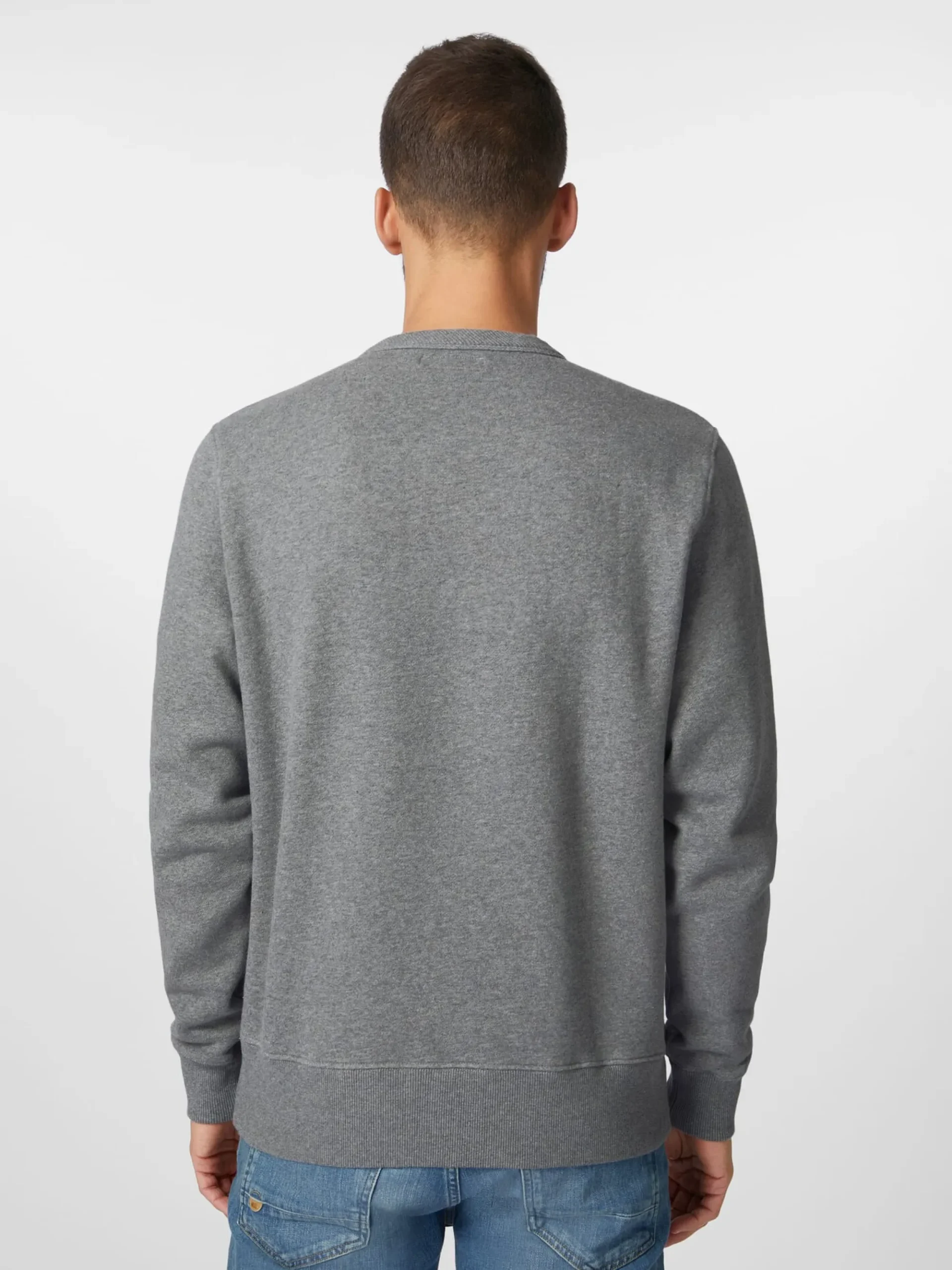 Shirts * Merz b. Schwanen Herren-weathirt Graumelange