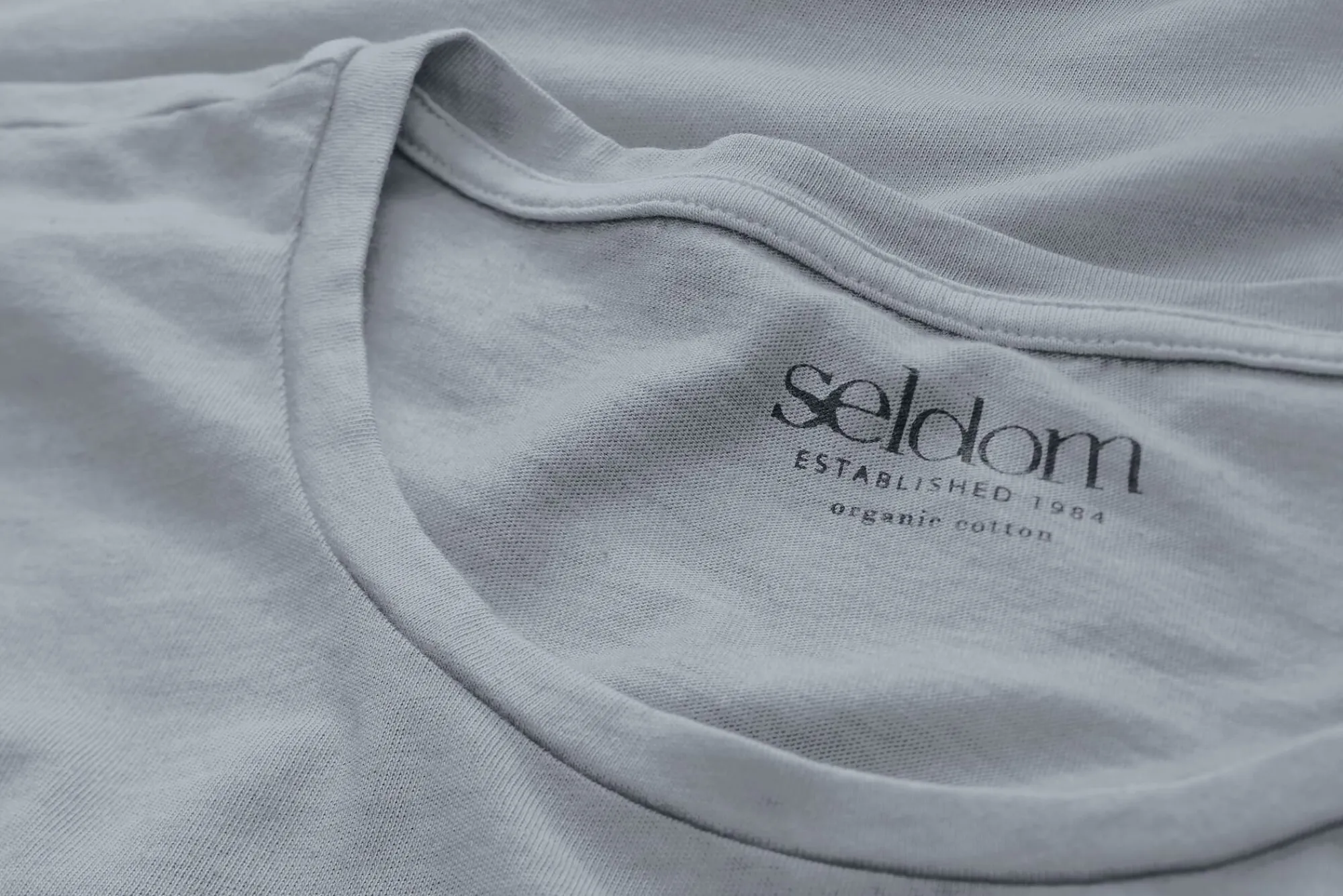 Shirts * Seldom Herren-T-hirt Crew Neck Grau
