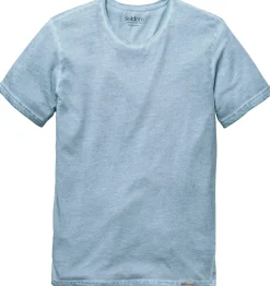 Shirts * Seldom Herren-T-hirt Crew Neck Hellblau