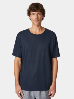 Shirts * Knowledge Cotton Apparel Herren-T-hirt einen Navy