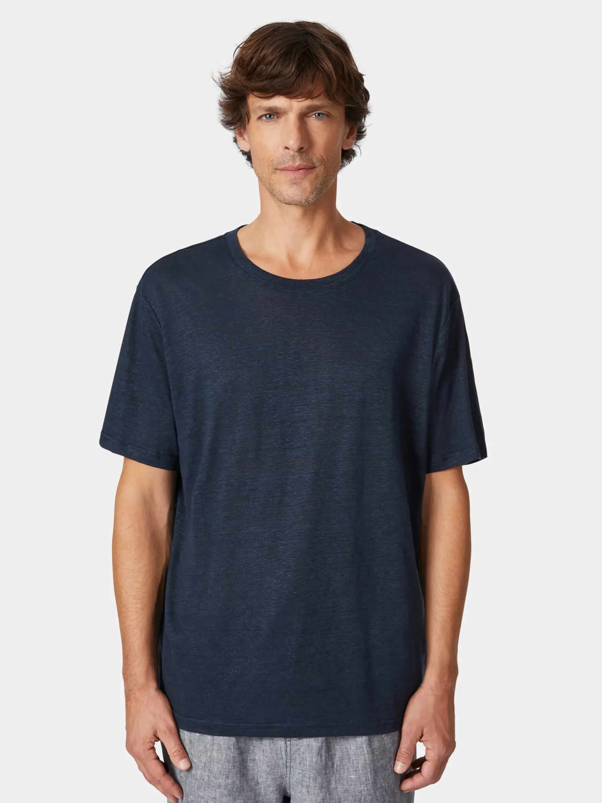 Shirts * Knowledge Cotton Apparel Herren-T-hirt einen Navy