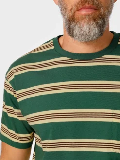 Shirts * Pike Brothers Herren-T-hirt 1971 treifen
