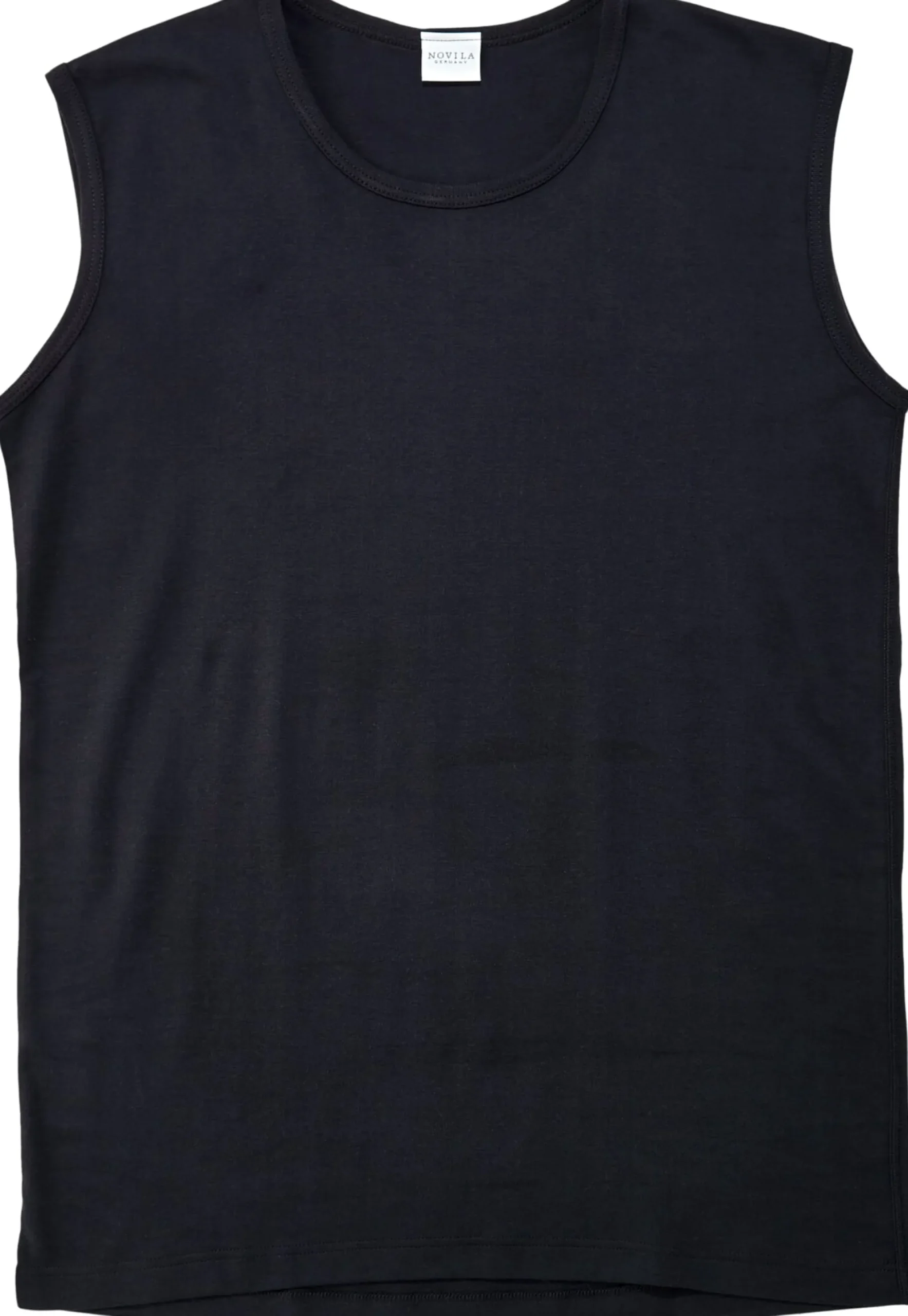 Shirts * Novila Herren-Undershirt Schwarz