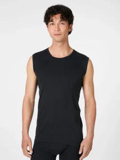 Shirts * Novila Herren-Undershirt Schwarz