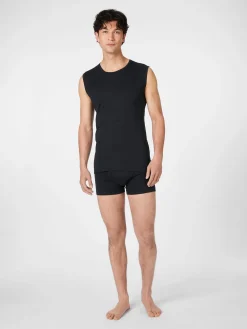 Shirts * Novila Herren-Undershirt Schwarz